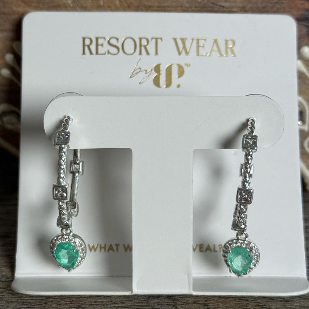 Bomb Party Resort Wear Earrings “Sunny By The Sea” Brand New!